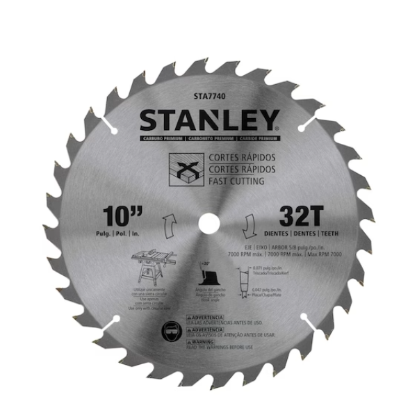 10 in Circular Saw Blade Carded 32T