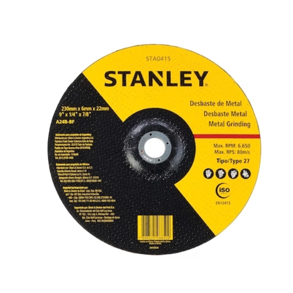 180 x 3 x 22.23 mm Metal INOX Cutting Wheel Type 42