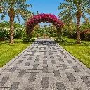 بلاط سربهلاء مربع متداخل