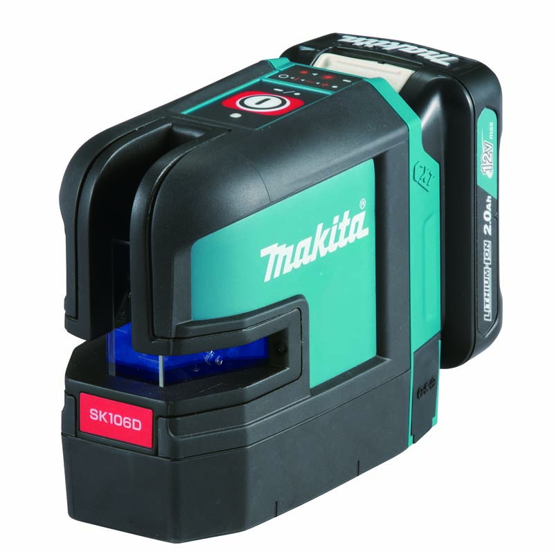 Makita SK106D Rechargeable Green 4-point Cross Line Laser