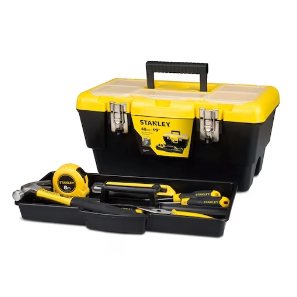 STANLEY 19 in. Tool Box with Metal Latches