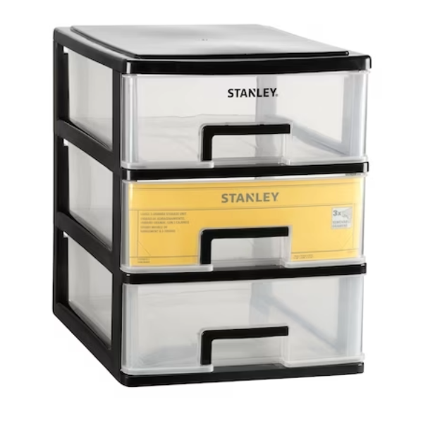 STANLEY Small 3-Drawer Storage Unit