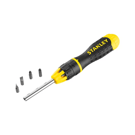 STANLEY®  Multi-Bit Ratcheting Screwdriver with Bit Set