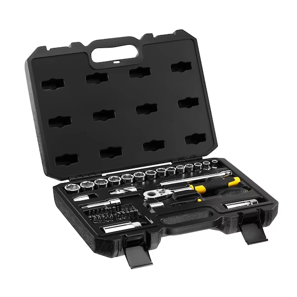 STANLEY® 3/8 in. 72 Tooth Ratchet and Socket Set with Accessories, 45 pc.