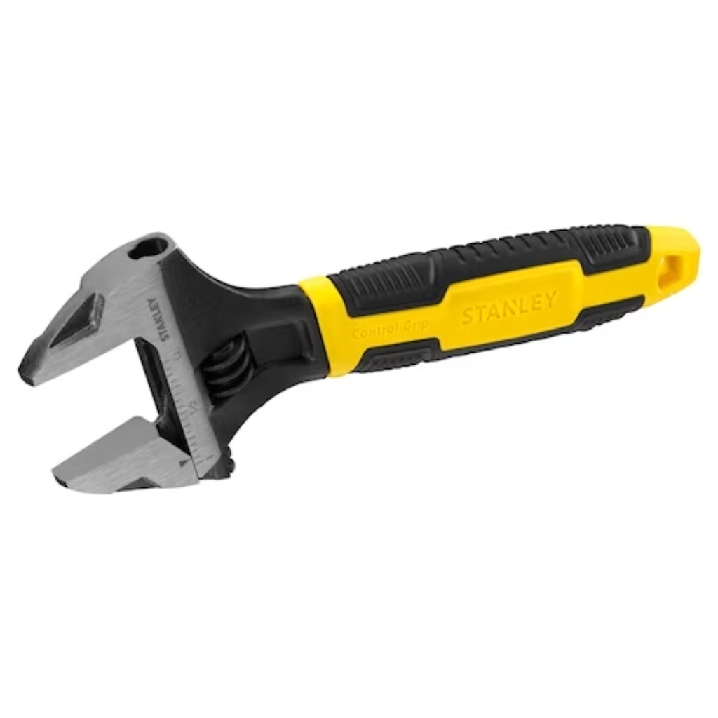 STANLEY® Bi-Material Adjustable Wrench 150mm/6in.