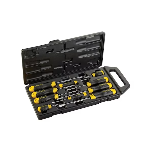 STANLEY® CUSHION GRIP™ Screwdriver Phillips Slotted Set (10 pc)