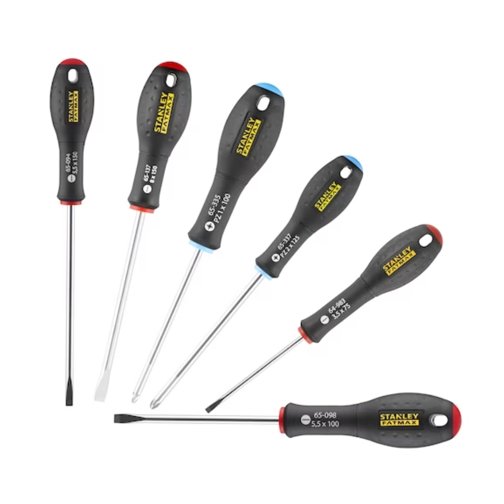 STANLEY® FATMAX® Screwdrivers Parallel Flared Pozi Set of 6 pc.