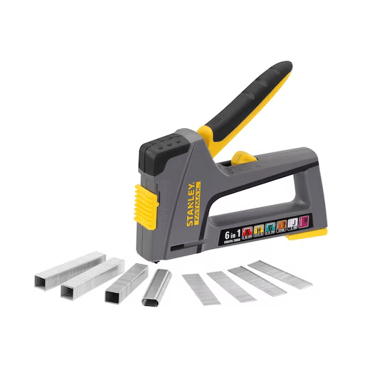 STANLEY® FATMAX® TR75 6-in-1 Multi-Purpose Plastic Staple and Brad Nail Gun