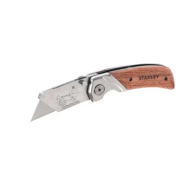 STANLEY® Folding Utility Knife - Wooden Handle