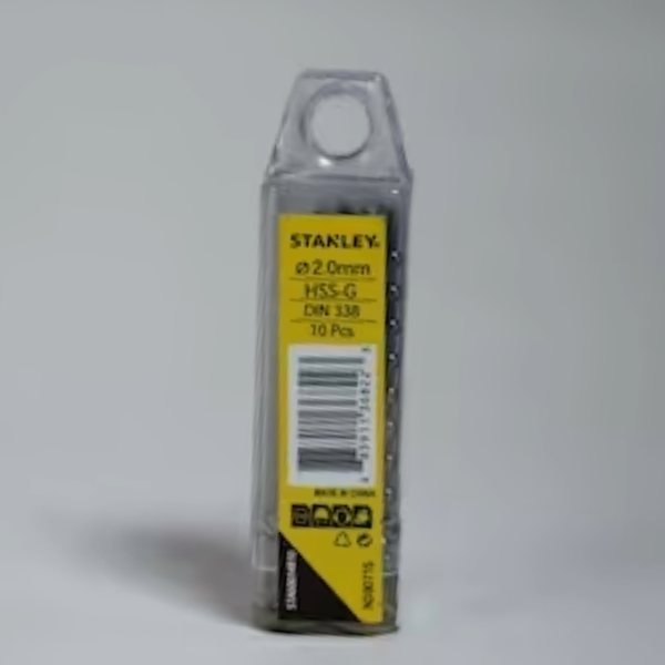 STANLEY® HSS Metal Drill Bit 2 x 24 x 49 mm (10 PK)