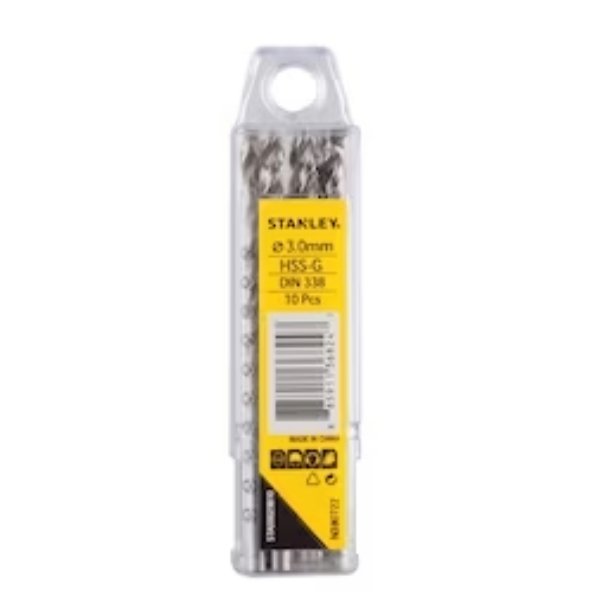 STANLEY® HSS Metal Drill Bit 3 x 33 x 61 mm (10 PK)