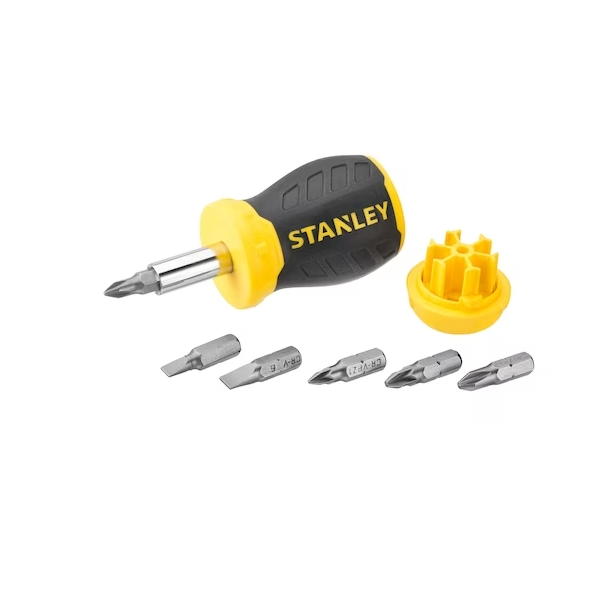 STANLEY® Ratcheting Screwdriver Subby Multibit - 6 bits