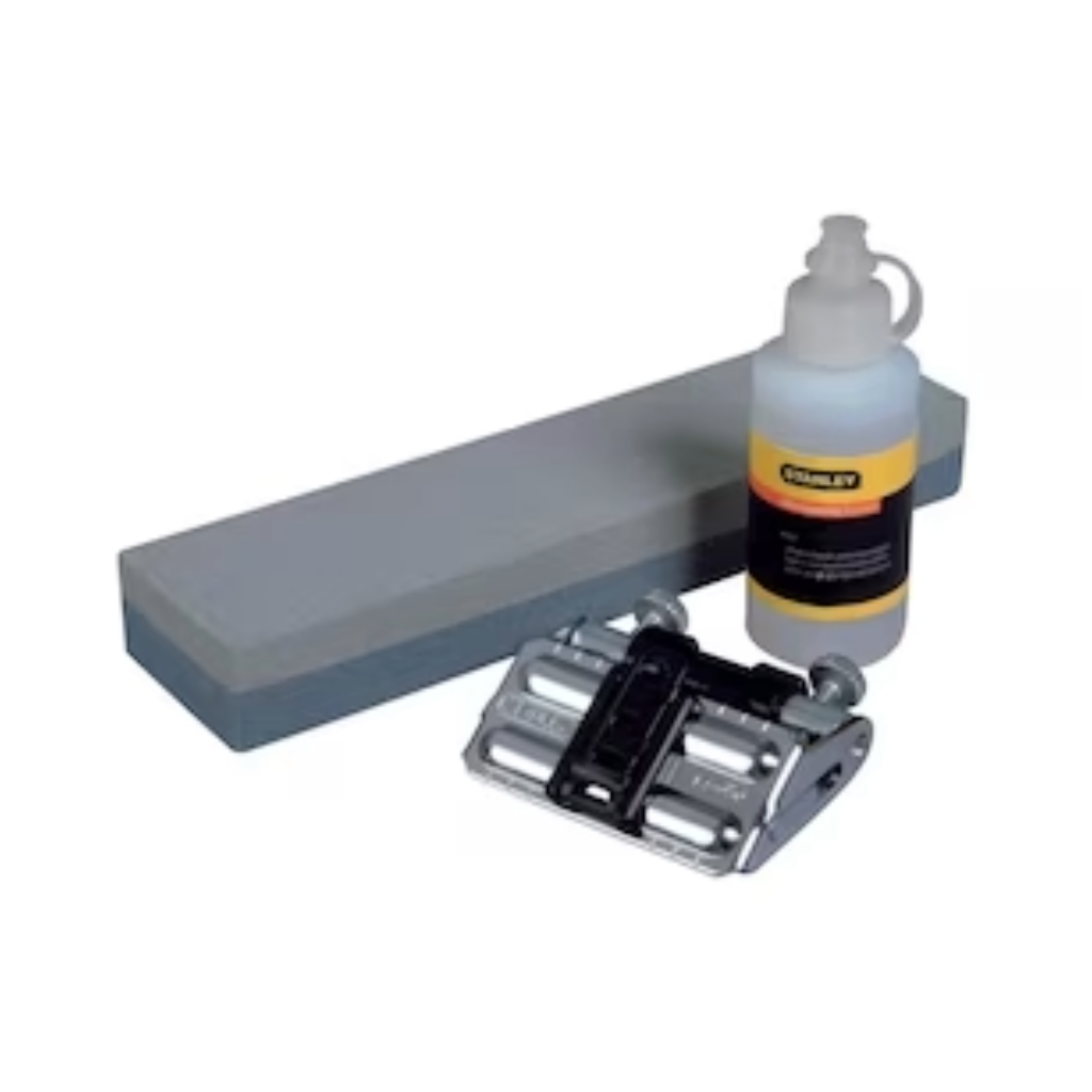 STANLEY® Sharpening System Kit 3 Piece Set (Guide, Oilstone, Oil)