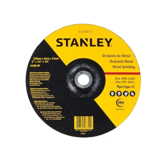 [STA4524S] 180 x 3 x 22.23 mm Metal INOX Cutting Wheel Type 42