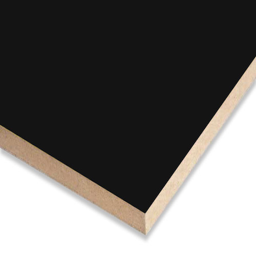 Black Melamine Faced MDF