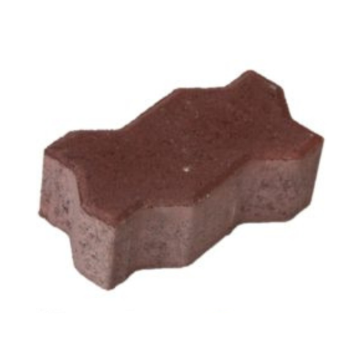 Surbahla I-Shape (Dogbone) Interlocking Paver Red