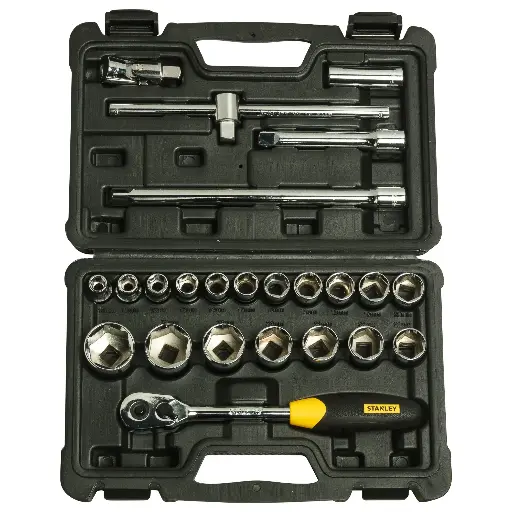 [STMT72795-8] STANLEY® 1/2 Square Drive 6 PT Socket Set 24 pc.