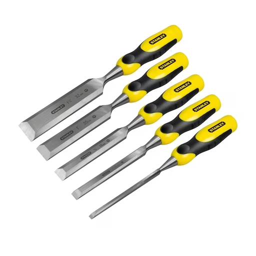 [2-16-885] STANLEY® DYNAGRIP® Wood Chisel (Set of 5) (6,12,18,25,32mm)