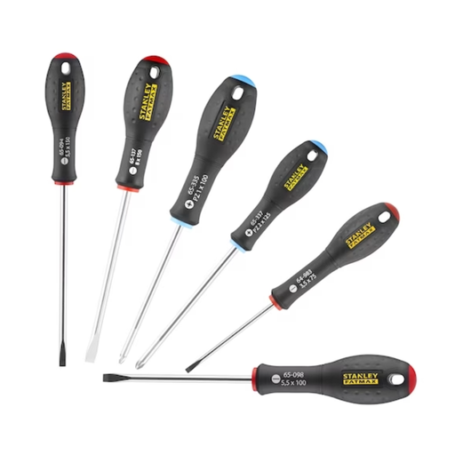 [0-65-428] STANLEY® FATMAX® Screwdrivers Parallel Flared Pozi Set of 6 pc.