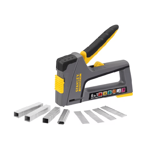 [FMHT6-70868] STANLEY® FATMAX® TR75 6-in-1 Multi-Purpose Plastic Staple and Brad Nail Gun